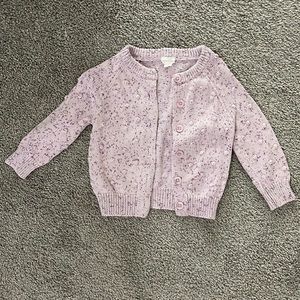Jamie Kay, lilac colored cardigan in 1Y.  Very good condition.